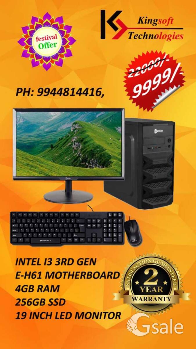 i3 3rd generation Desktop Computer 