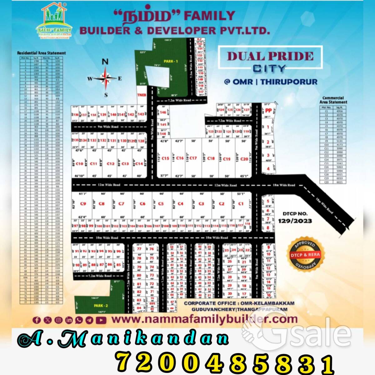 OMR Thiruporur OnRoad Layout 