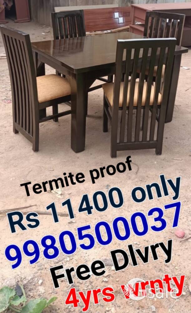 Rs 11400 only Brand Dinning table Direct factry sale with warranty all kinds of furniture available 