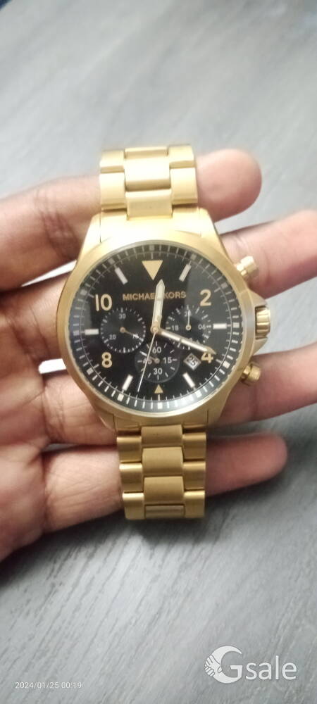 Michael Kors Analog Black Dial Men's Watch-MK8642