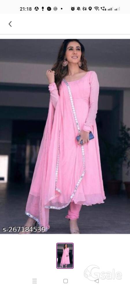 pink fashionable dress