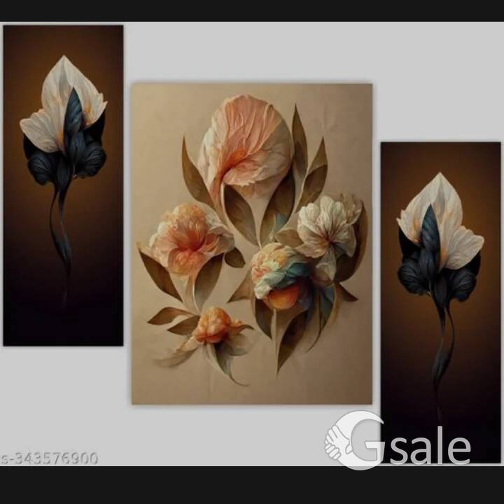 Set of 3Modern Art Painting For Home