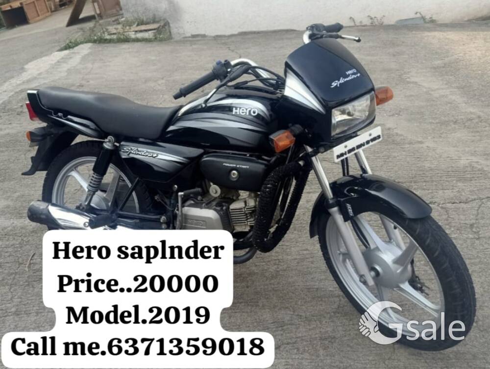 Hero saplnder plus good condition urgent sell home delivery available 