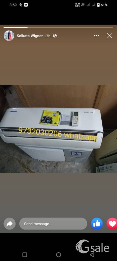 Bluestar Next to new condition Ac WhatsApp 9732030206