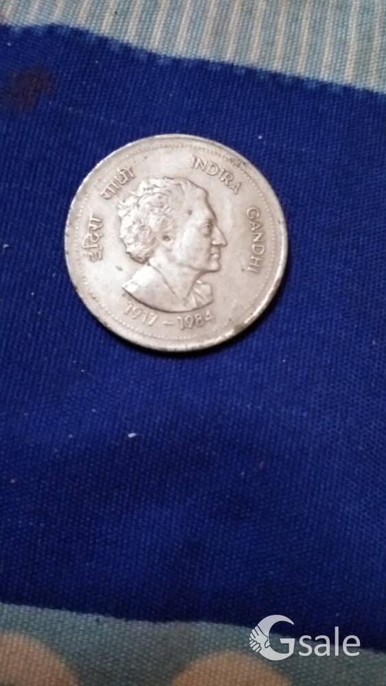 old coins indra gandhi coin