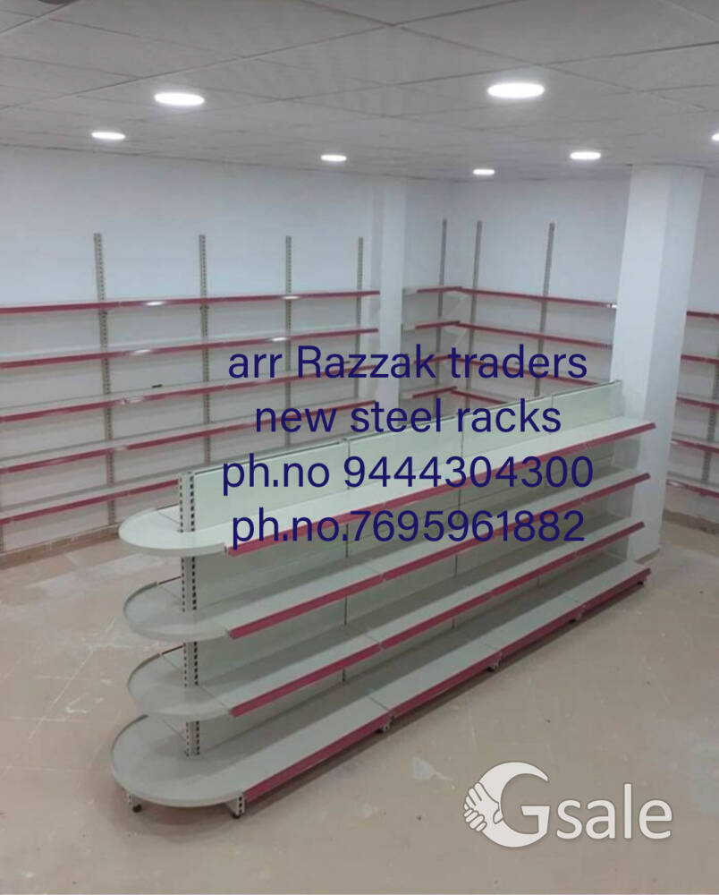 arr Razzak traders new steel racks , super market racks, industry racks, heavy duty racks,