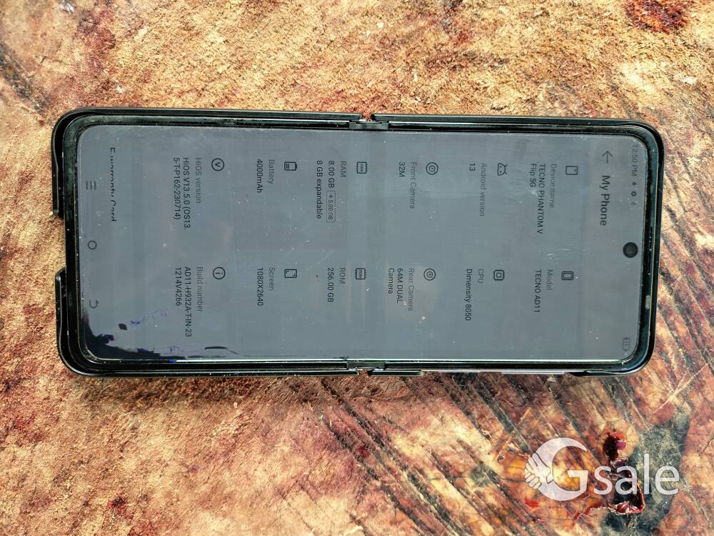 tecno phantom v flip5g