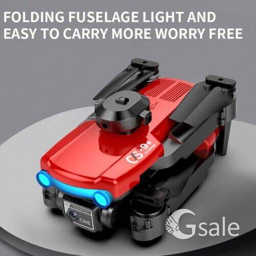 RC CS9+ DRONE WITH FREE BAG [RED COLOR]