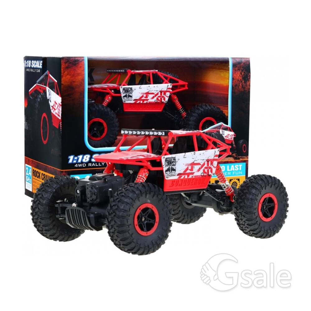 RC ROCK CRAWLER 4X4 [RED COLOR]