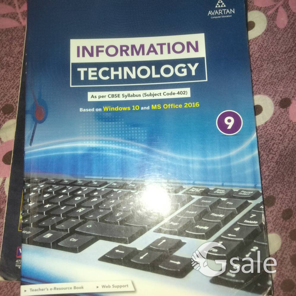 Information technology (it) book class 9th 