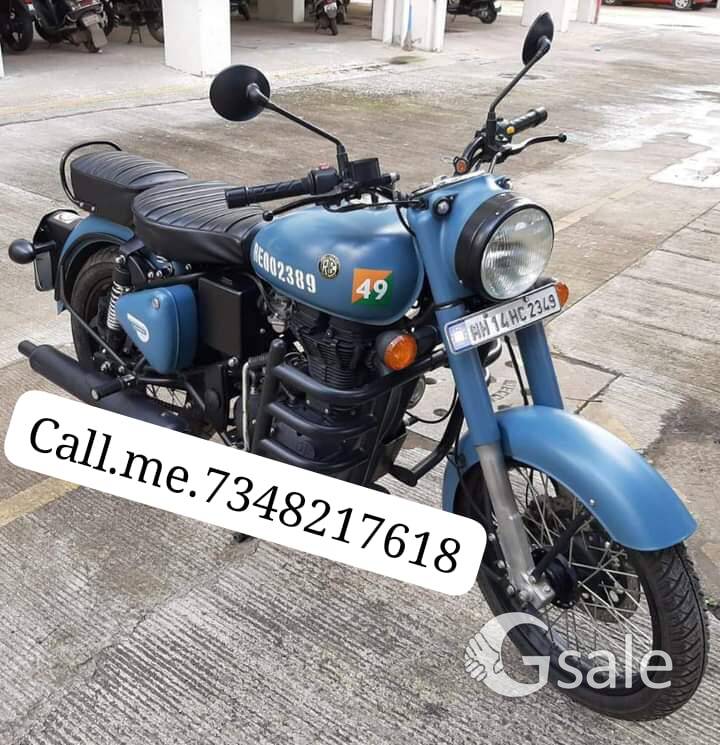 mobile Enfield bullet classic 350 model 2018 running metre 8500