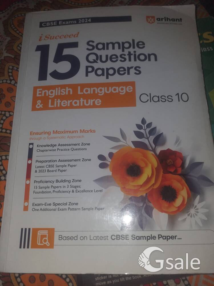 class 10th English sample paper arihant