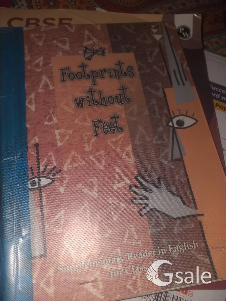 class 10th footprints without feet two books available