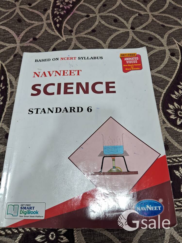 std 6 ncert Navneet science digest course sem1and2sem2