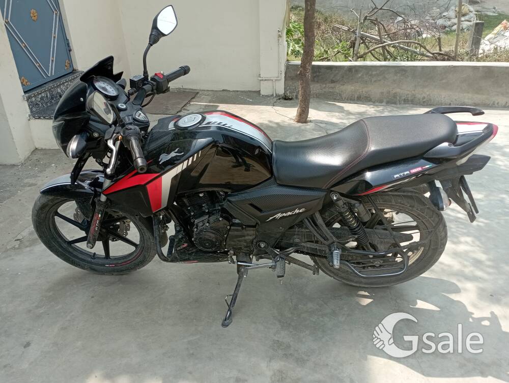 Apache RTR 160 BSVI Pearl Black 2022
