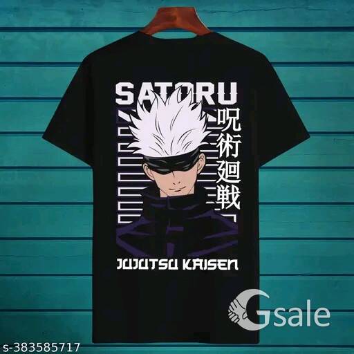 Gojo Satoru Anime Print Tshirt|Casual Cotton Tshirt|Best Quality Tshirt|Premium Tshirt Under Budget