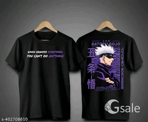 Jusjutsu Kaisen Anime Print Tshirt|Casual Tshirts|Cotton Printed Tshirt|New Best Quality
