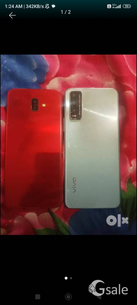 vivo y20 and samsung j6+