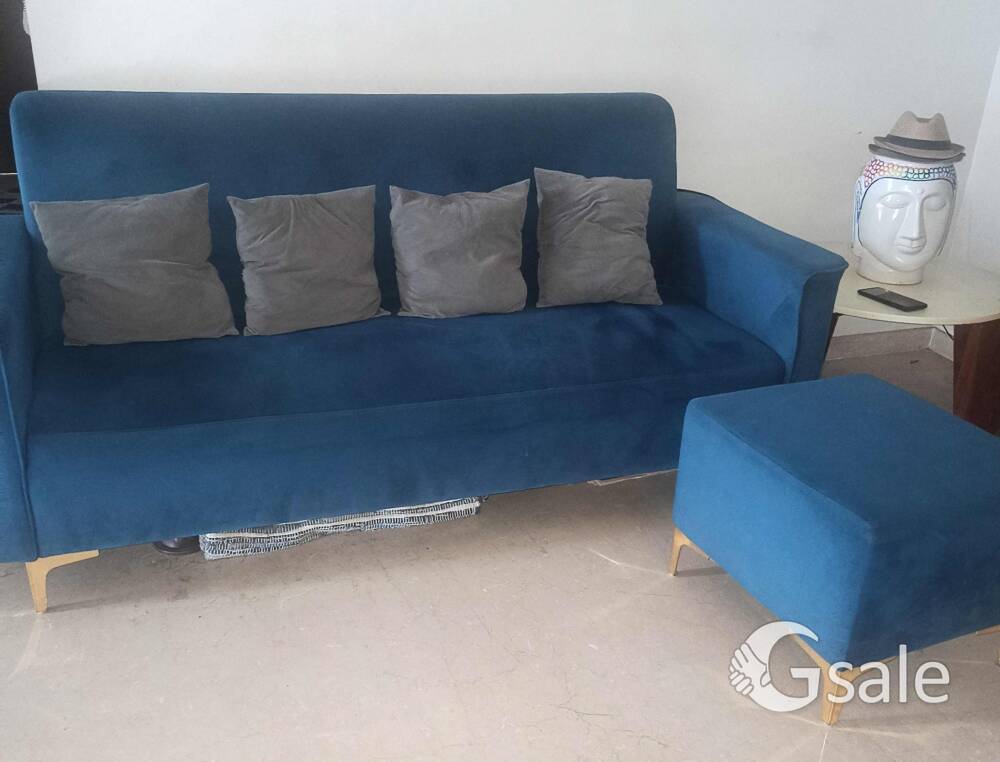 Sofa with footrest