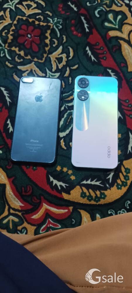 iphone 7plas128 oppoa78 128gb