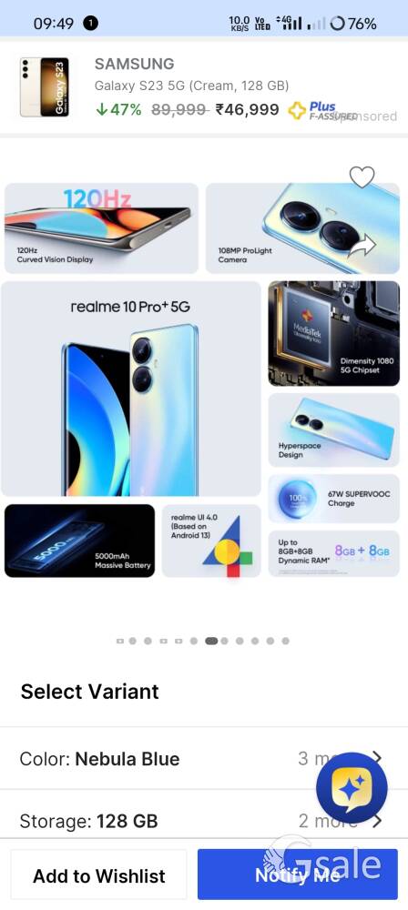 realme 10pro plus 5g