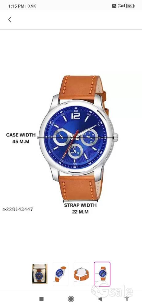 New stylish watch (free cash on delivery) 