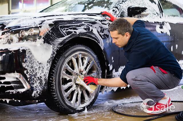 car wash at your home and parking 