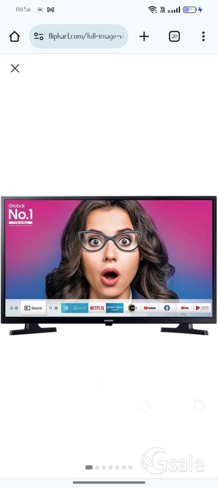 SAMSUNG  5 Star ⭐ ⭐ ⭐ ⭐ ⭐ 4 80 cm (32 inch) HD Ready LED Smart Tizen TV (UA32T4410AKLXL)