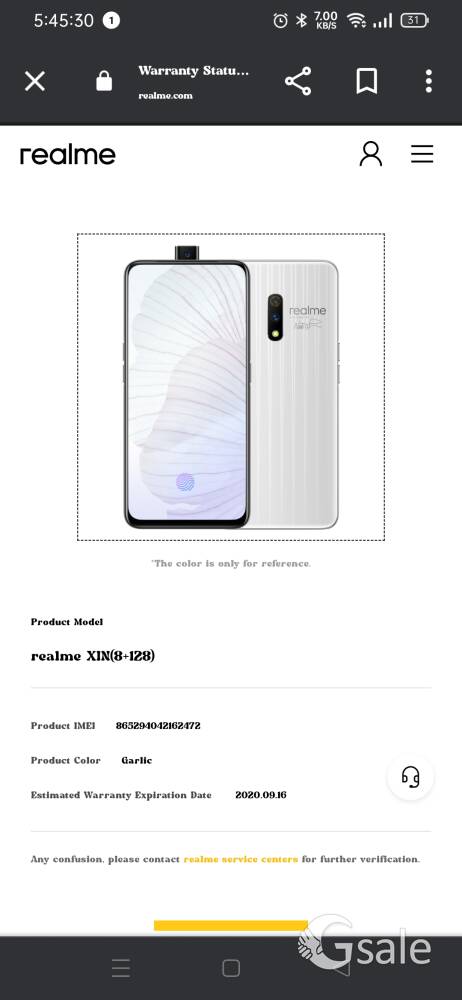 realme x sell pack company 