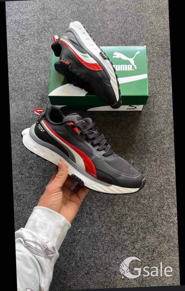 Puma black reds shoes 
