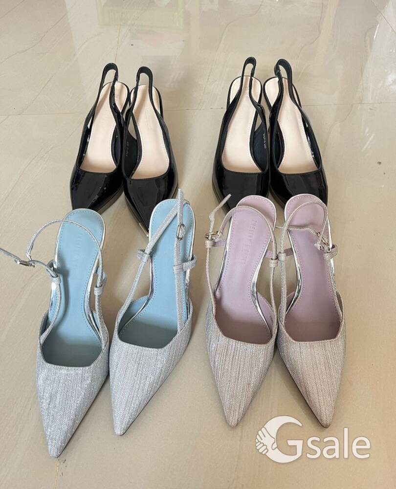 Women's heels in different design