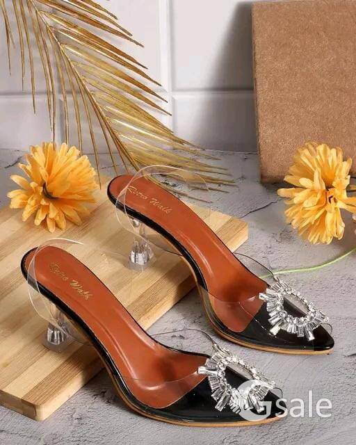 rhinestone heel