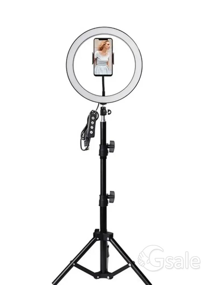 selfie ring light with remote cellphone holder 