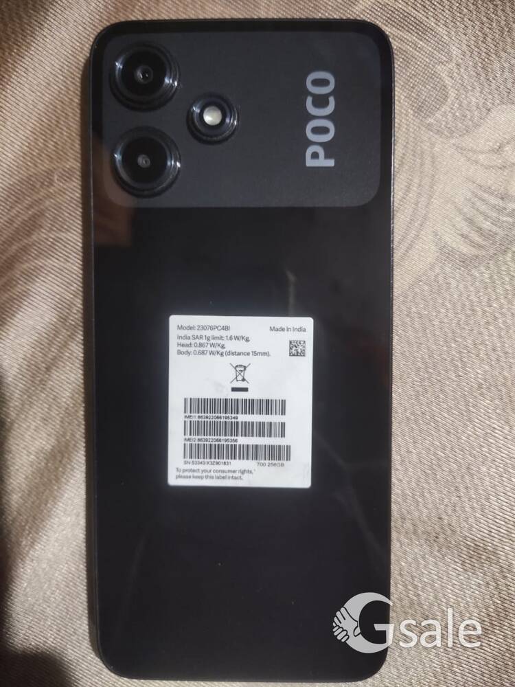 Poco M6 Pro 5G 12gb ram 256gb Internet argent need money