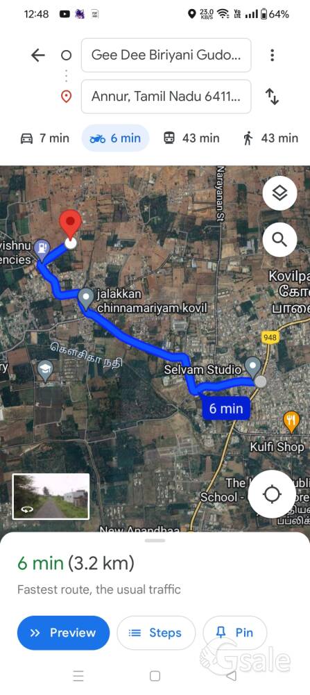 Near saravanampatti 24.5 cent for sale