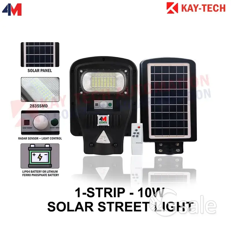 10W ALL IN ONE SOLAR STREET LIGHT ( 1 Window)