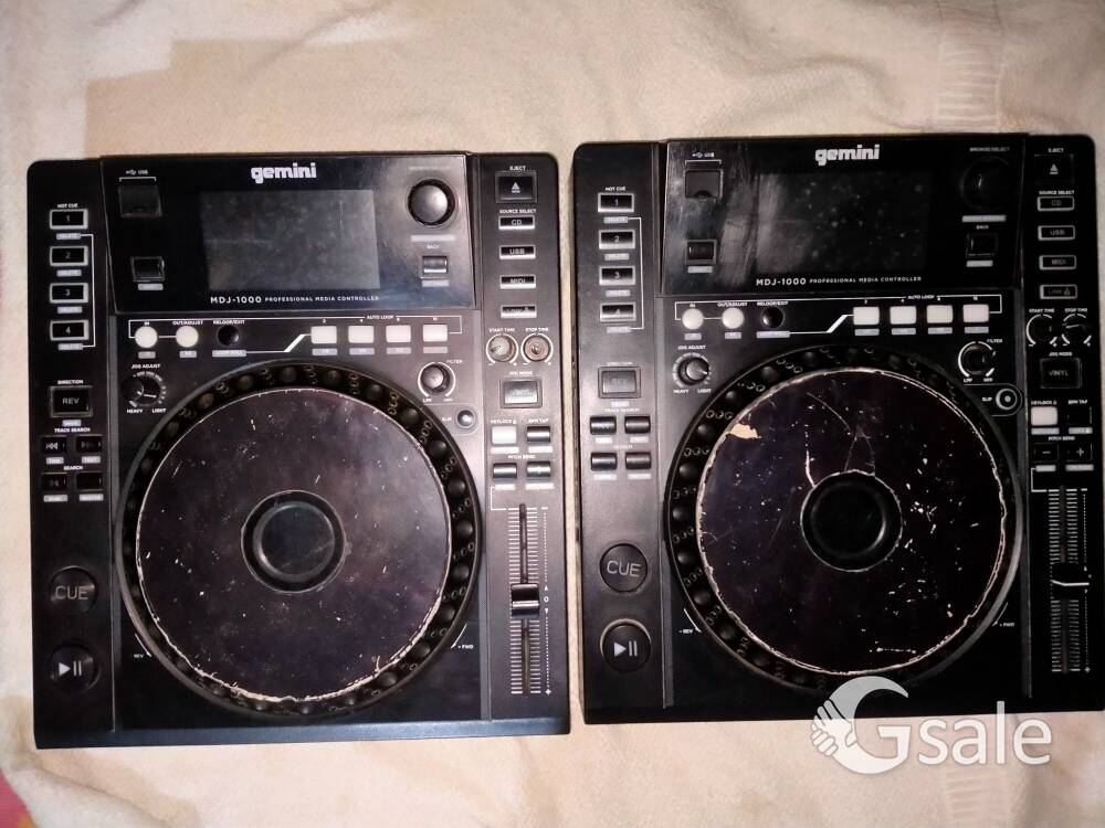 GEMINI MDJ 1000 PROFESSIONAL MEDIA CONTROLLAR 
