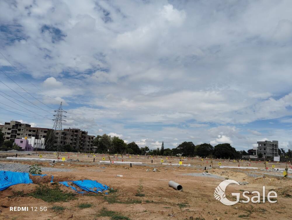 Plot Available   Bannerghatta  main road near Koopa Gate,  DC conversion  E -Khata,  600  sqft just 