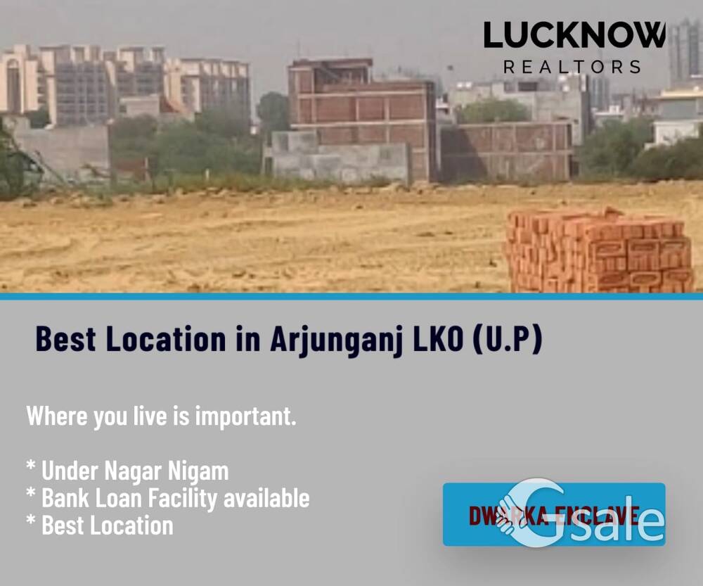 ahemamau near arjunganj said data road ke pass plots available 