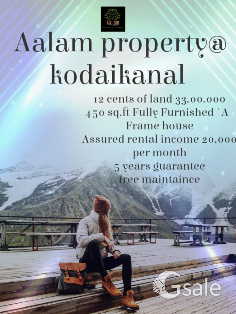 kodaikanal Farm land with Assured rental income