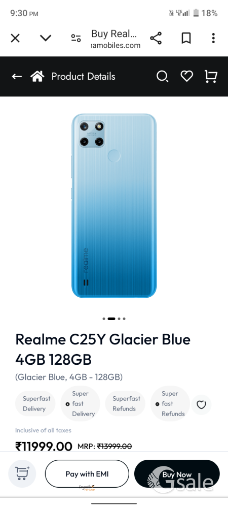 realme c25y hai bhai kandisan me 