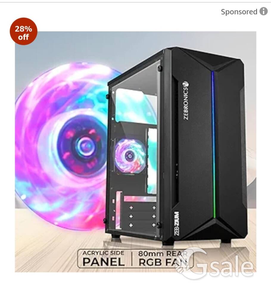 zebronics ZIUM gaming cabinet 🗄️
