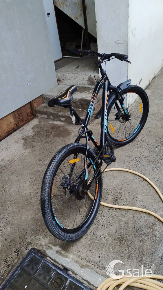 bicycle with front and back disk break