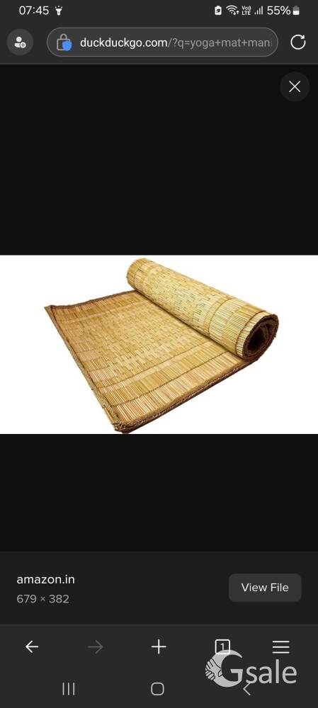 YOGA MAT Natural 