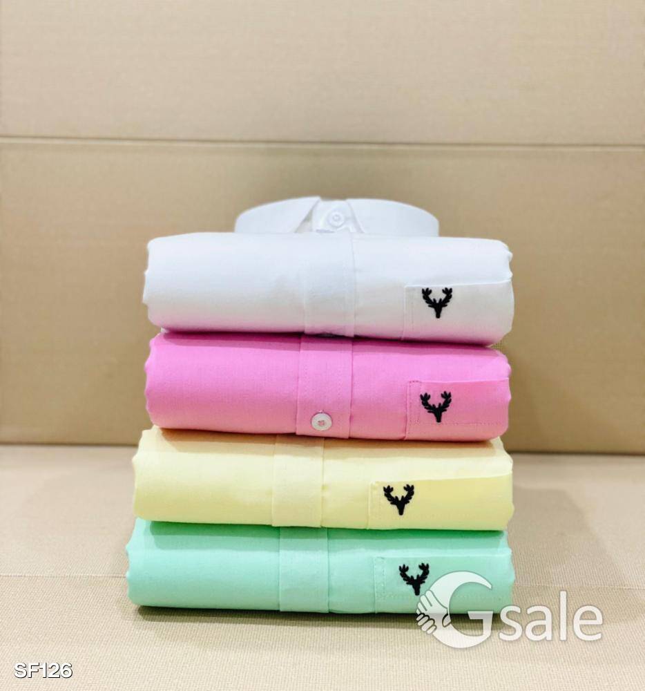 formal plain shirt for men pack of 4 free home delivery 