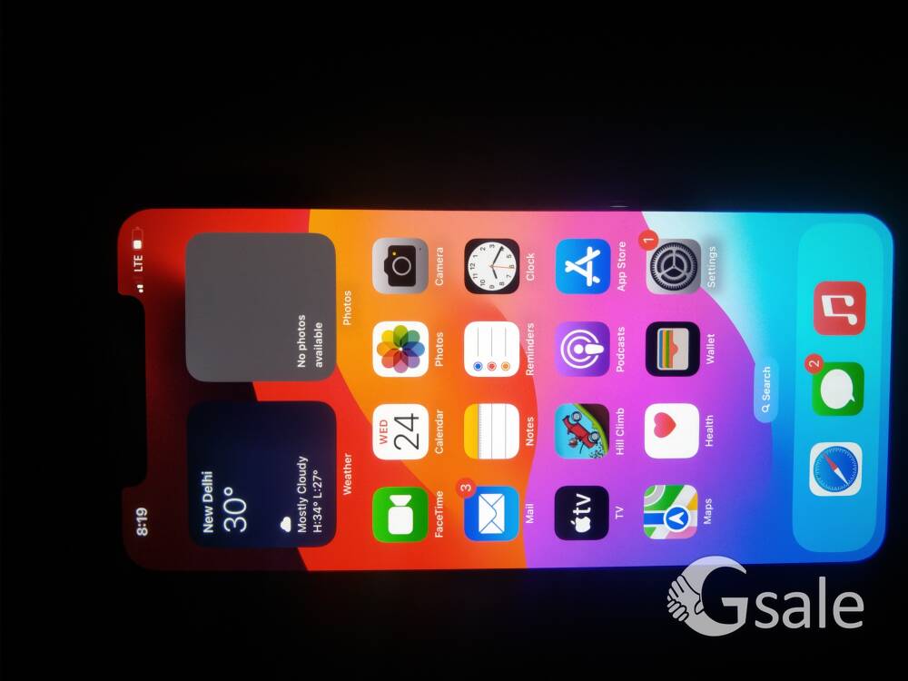 iPhone SX 256 GB Ram colour gold back glass ka uska kanch chatka hua hai