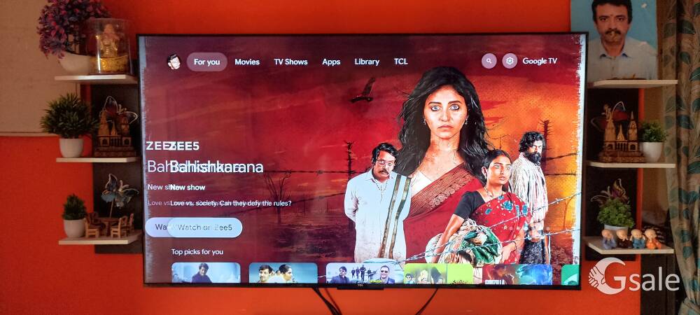 TCL 58 INCH NEW ONE USED NEATLY 