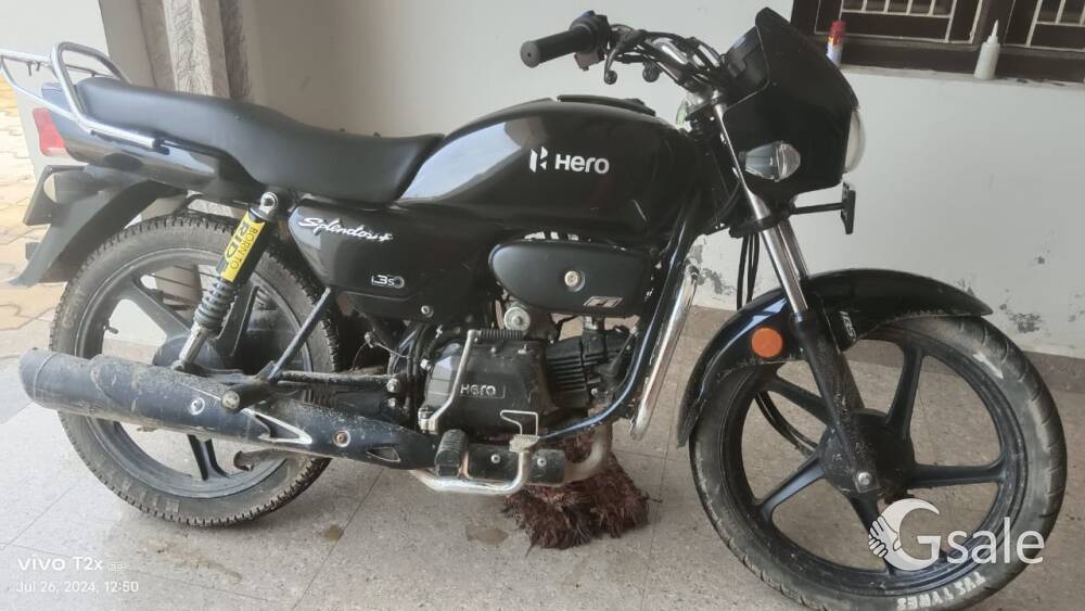 z black splander bike