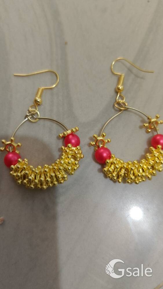 hand work earings 