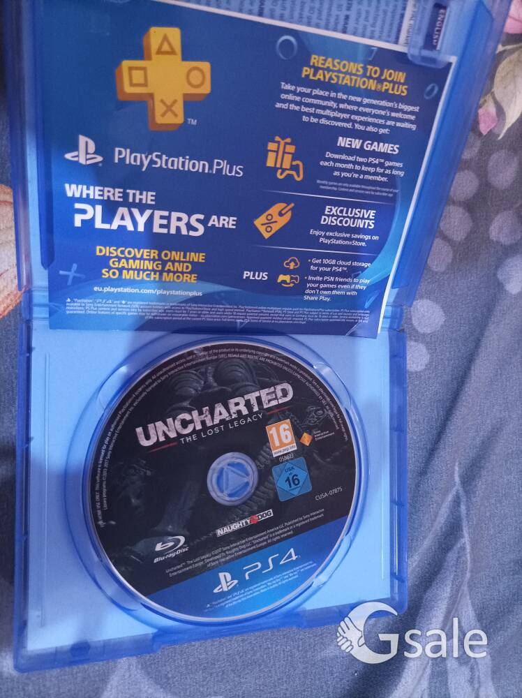 PS4 uncharted the lost legacy cd 